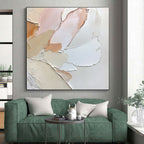 Pastel Abstract Layers Painting with Soft Elegance WINK404