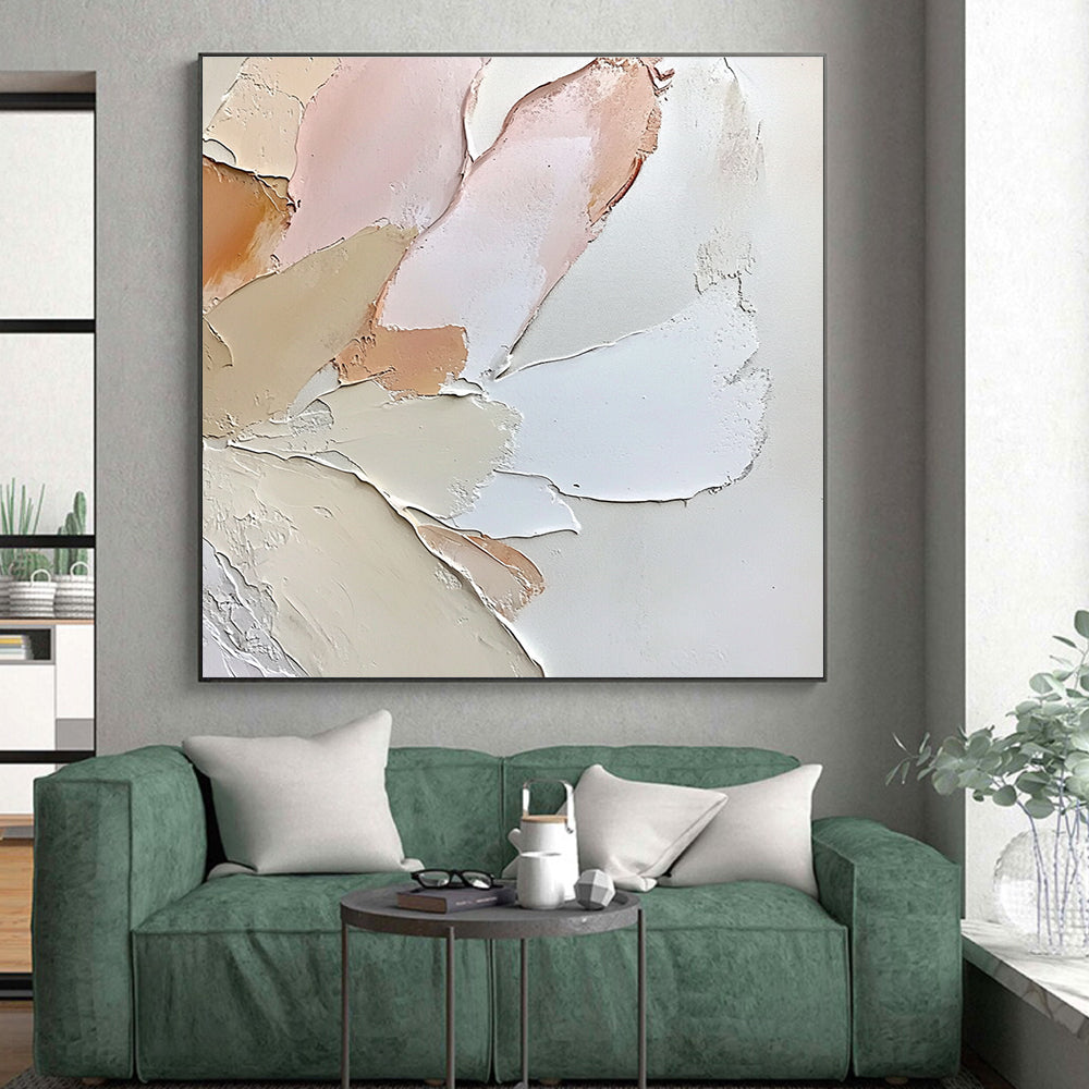 Pastel Abstract Layers Painting with Soft Elegance WINK404
