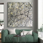 Line Drip Abstract Painting with Artistic Chaos WINK778