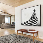 Silhouette with Striped Cloak - Mystery and Movement ABS019