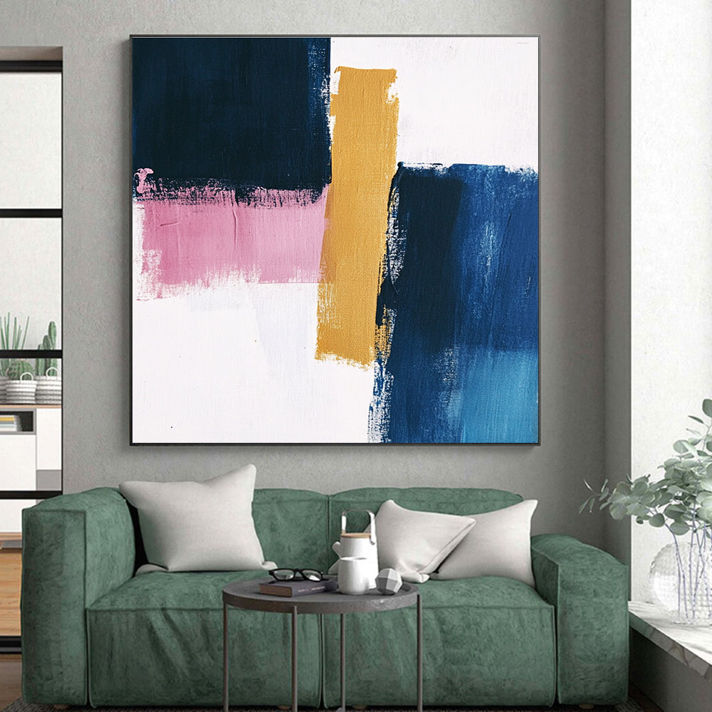 Color - Block Abstract Painting with Vibrant Hues WINK855