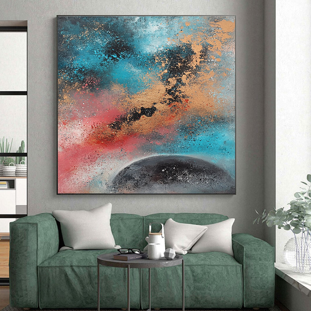 Cosmic Abstract Scene Painting with Mysterious Allure WINK333