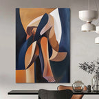 Abstract Figure Geometric Abstract Painting for Art - Centric Spaces GAB1418