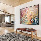 Pastel Dot Abstract Painting for Feminine Boutiques YHT166