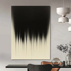 Black Gradient Art Subtle Monochrome Abstract Painting GAB0221