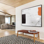 Bold Block Abstract Painting for Modern Art Galleries YHT146