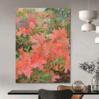 Blossoming Garden Abstract Painting for Cheerful Sunrooms HENG433