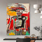 Abstract Robot Figure Painting for Tech - Inspired Workspaces HENG094