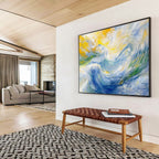 Swirling Wave Abstract - a Dance of Colors and Motion ABS006