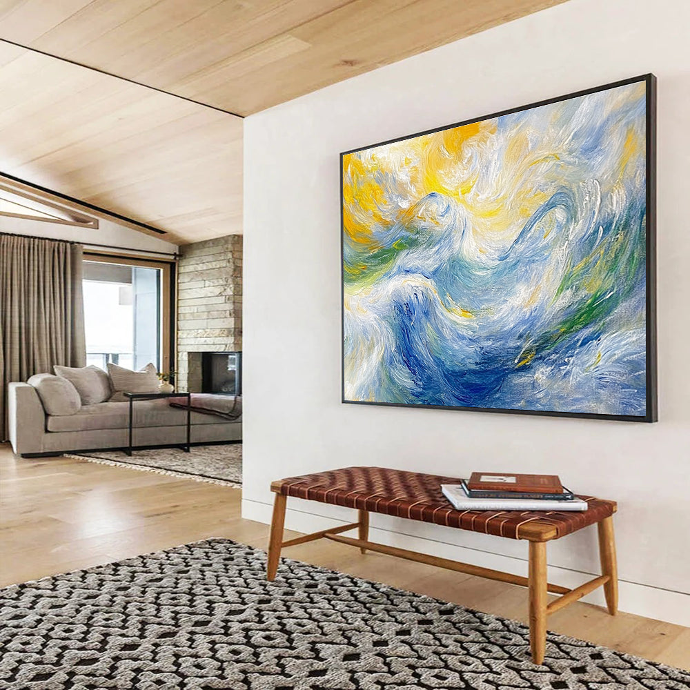 Swirling Wave Abstract - a Dance of Colors and Motion ABS006