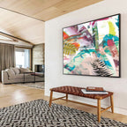 Tropical Abstract Painting for Exotic Interiors YHT118