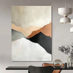 Minimalist Abstract Mountains Painting for Scandinavian - Styled Studies GAB1124