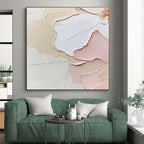 Pastel Abstract Petals Painting with Delicate Beauty WINK427