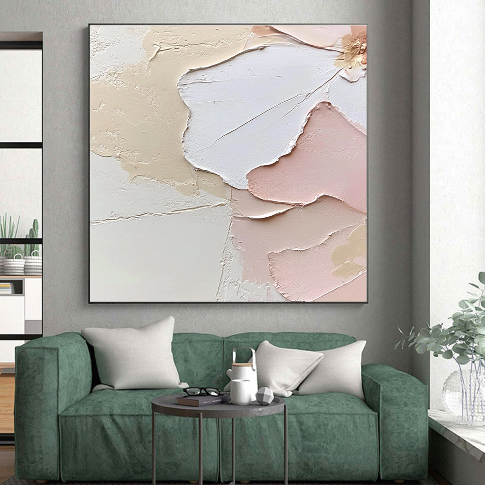 Pastel Abstract Petals Painting with Delicate Beauty WINK427