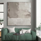 Gray Textured Background Abstract Painting with Industrial Calm WINK041
