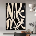 Nike - Inspired Graffiti Bold Brand - Themed Abstract Painting GAB0290