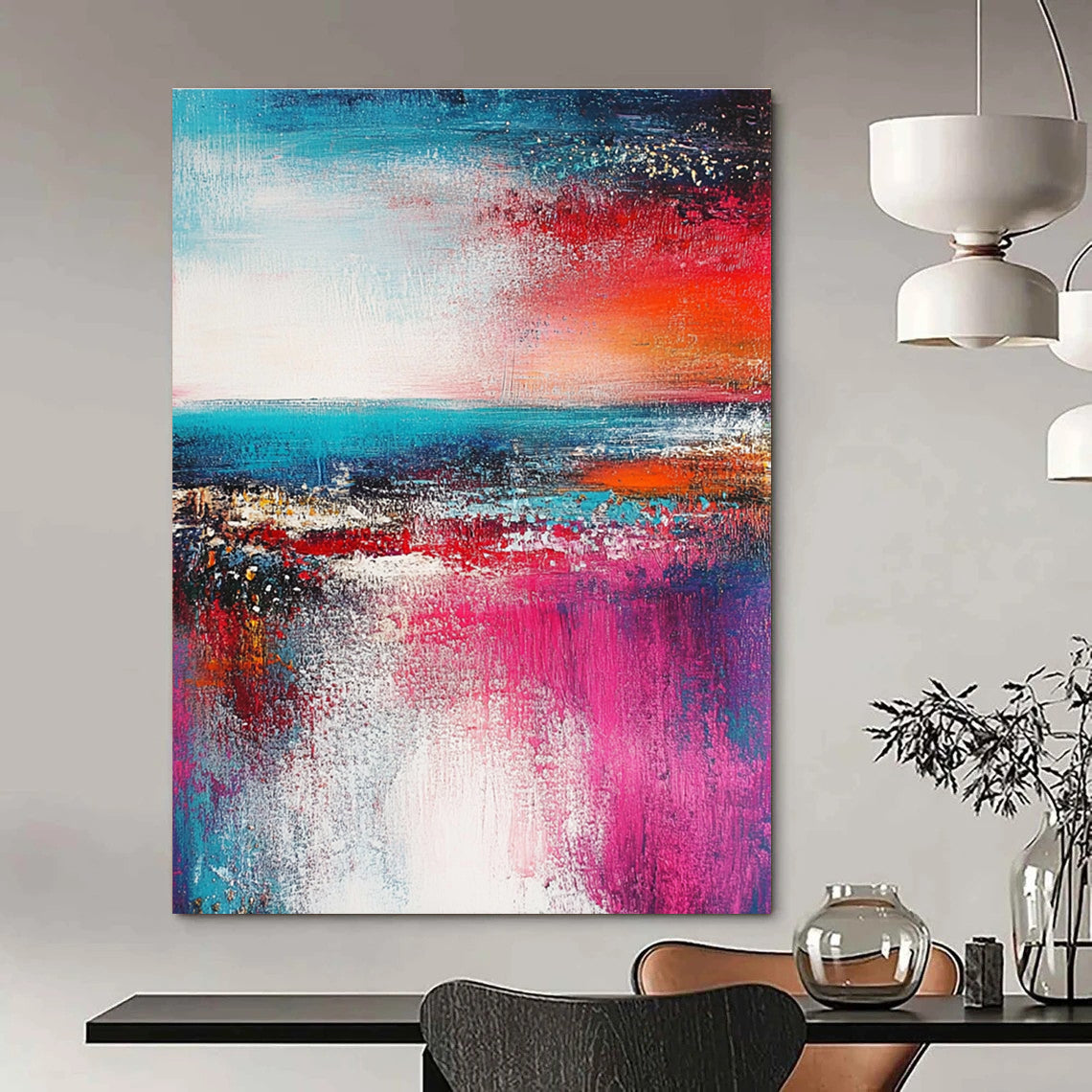 Coastal Abstract - Dynamic Seaside Art GAB0546