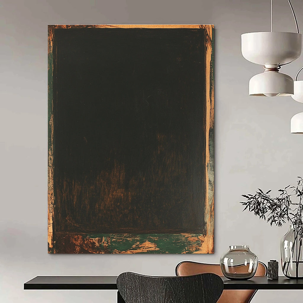 Dark Abstract Painting for Modern Art Gallery Installations GAB1283