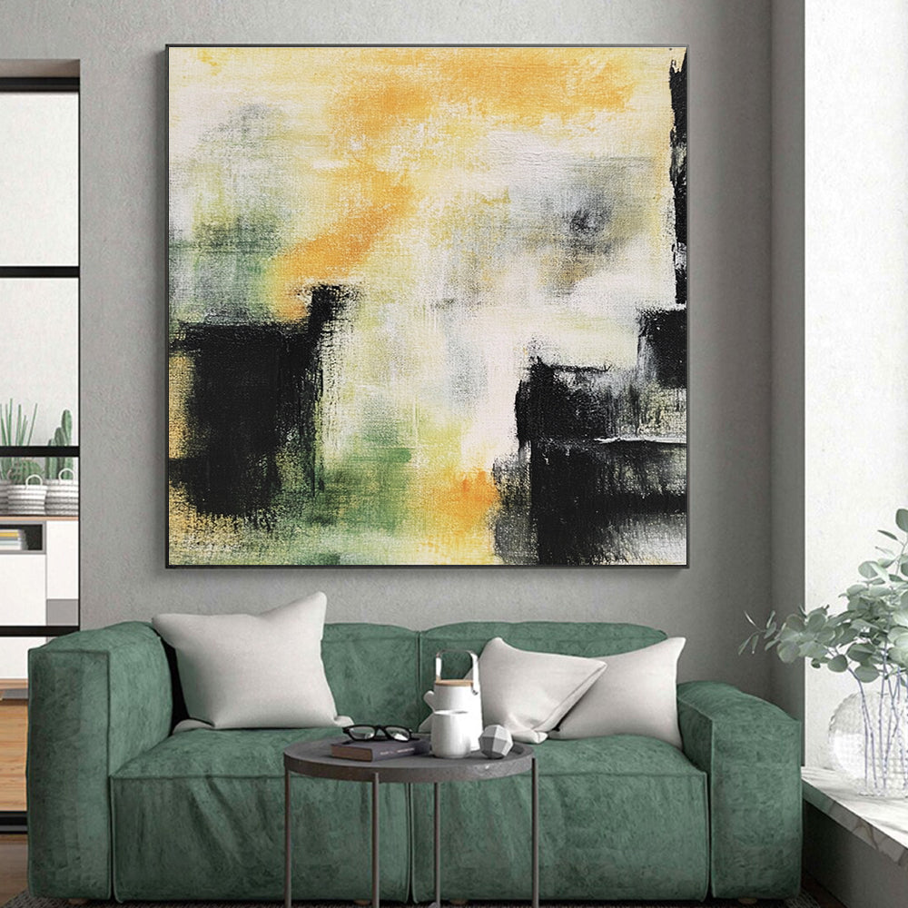Colorful Abstract Haze Painting with Dreamy Atmosphere WINK435