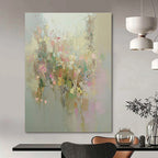 Pastel Floral Abstract Painting for Whimsical - Styled Boutiques GAB1068
