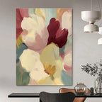 Colorful Petal Abstract - Vibrant Floral Abstract Art GAB0491