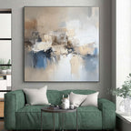 Neutral Tones Abstract Painting with Subtle Elegance WINK801