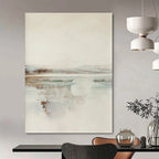 Delicate Soft - Toned Abstract Landscape for Subtle Decor HENG225