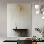 Serene Abstract Vase Painting for Calming Bedrooms GAB1114