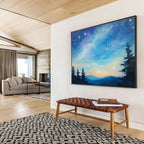 Starry Night Landscape - Celestial Wonder ABS013