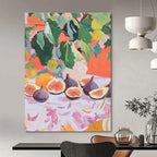 Fig Still Life Abstract Painting for Gourmet Kitchens HENG437