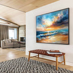Colorful Clouds and Waves - a Symphony of Sky and Sea ABS009