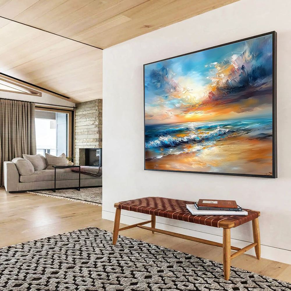 Colorful Clouds and Waves - a Symphony of Sky and Sea ABS009
