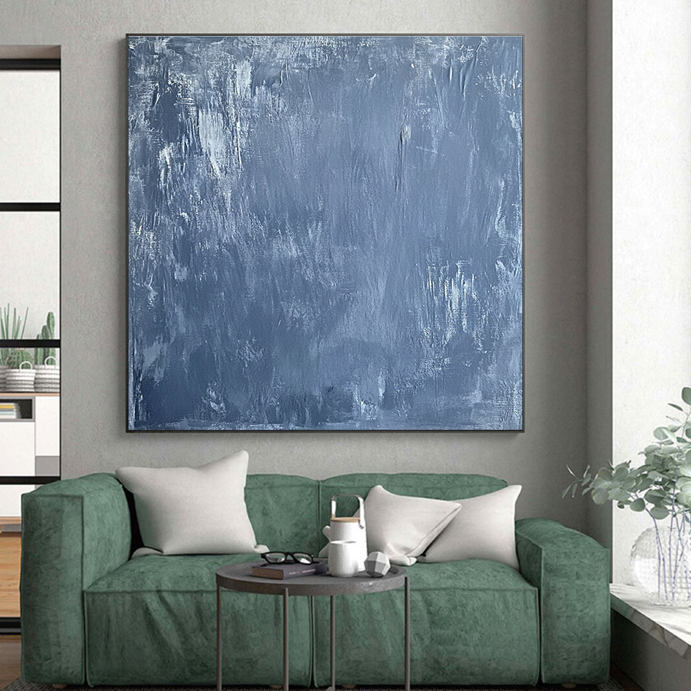 Gray Abstract Texture Painting with Subtle Depth WINK402
