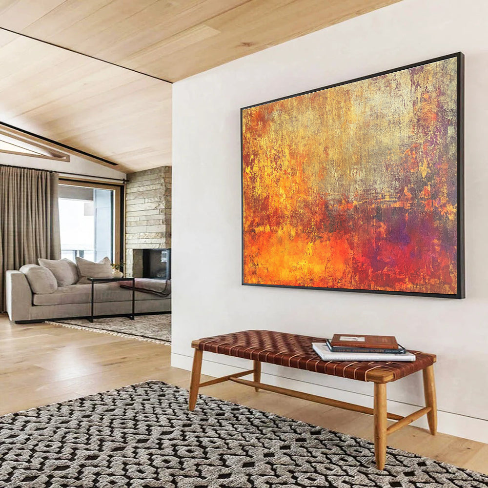 Warm Toned Abstract - Emotions in Heat ABS024