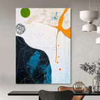 Colorful Abstract Shapes Painting for Creative Spaces GAB0722
