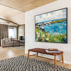 Vibrant Coastal Village  Lively Seaside ABS118