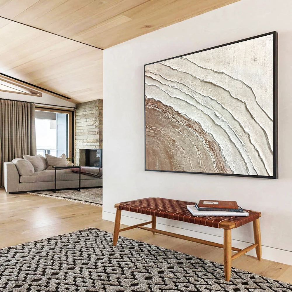 Textured Neutral Waves  Tactile Tranquility ABS040
