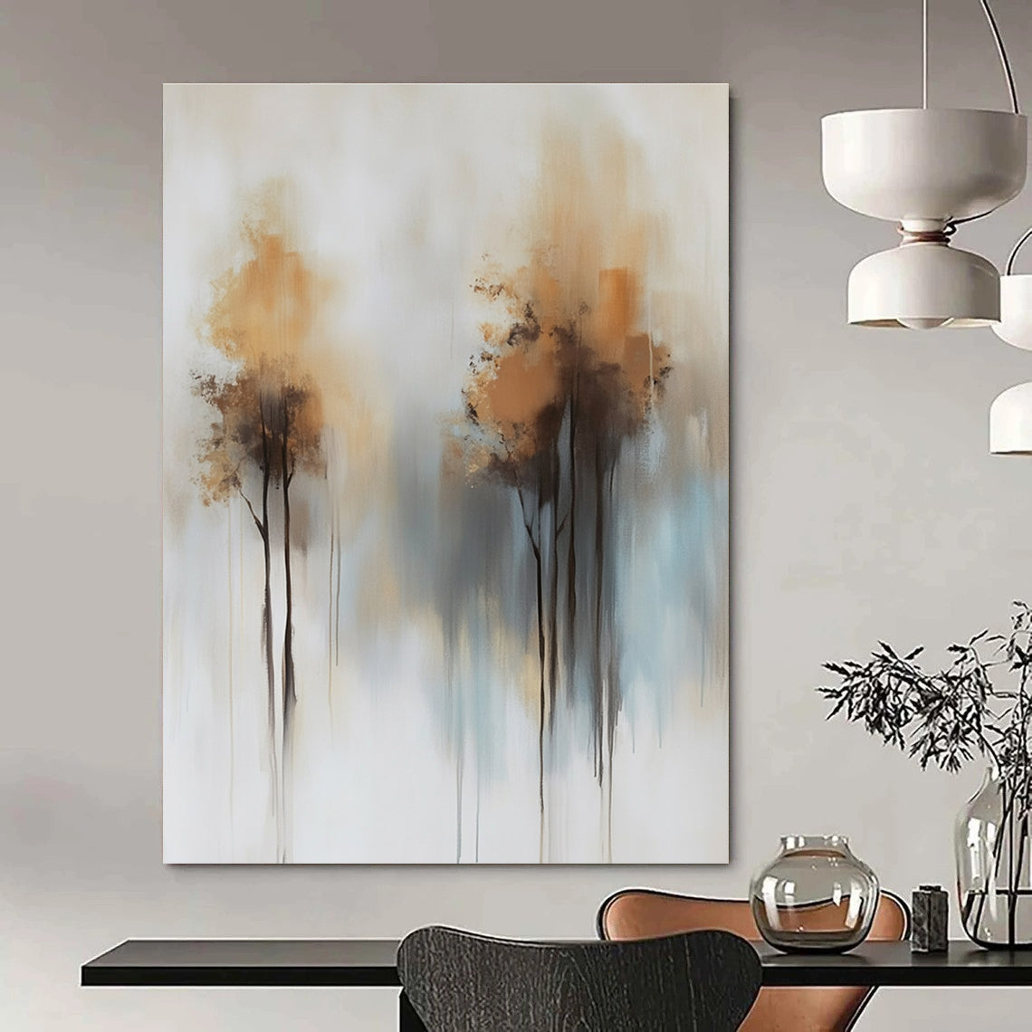 Abstract Tree Landscape Painting for Modern Country Home Interiors GAB1173