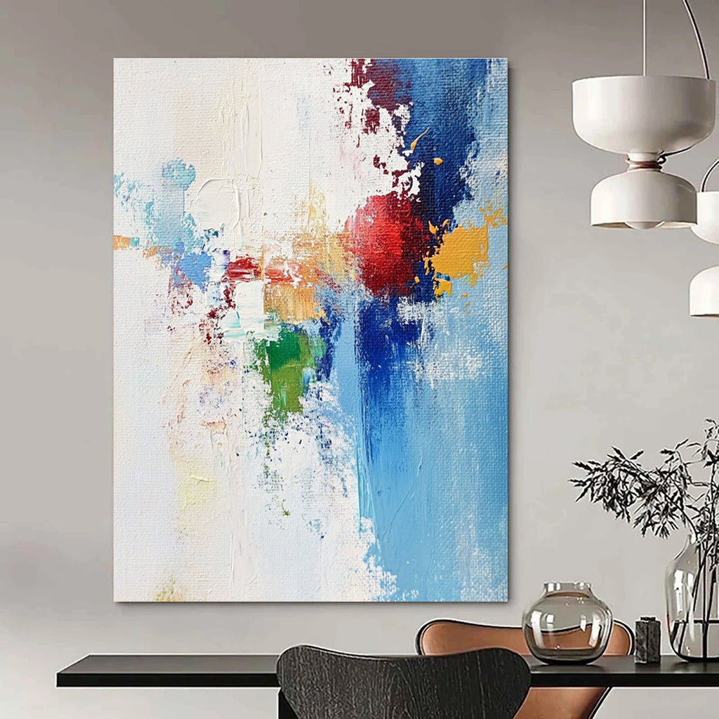 Colorful Splash Abstract Painting for Creative Children’s Play Areas GAB0929