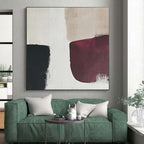 Deep Tones on Light Abstract Painting with Quiet Intensity WINK175