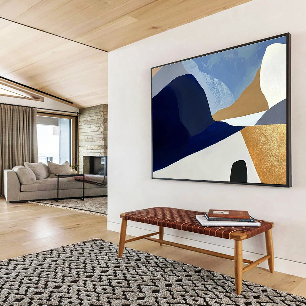Minimalist Color - Blocked Landscape  Modern Nature ABS036