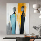 Abstract Human Forms Expressive Abstract Painting GAB0297
