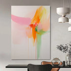 Fluid Abstract with Drips Painting for Contemporary Art Gallery Corridors GAB1226
