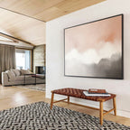 Soft Cloud Abstract Painting with Serene, Airy Compositions ABS518