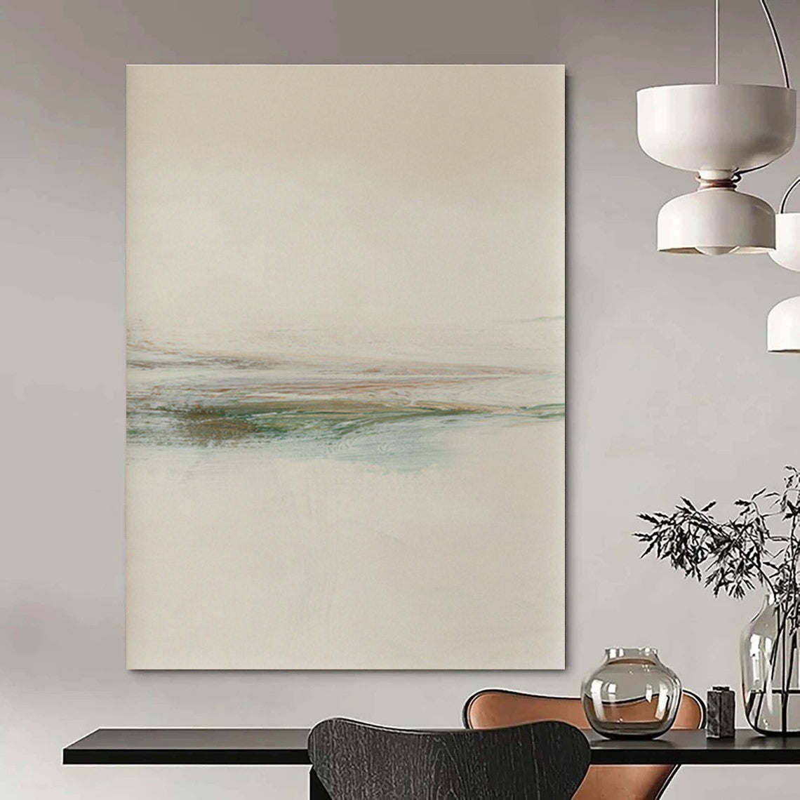 Gentle Soft - Toned Abstract Landscape for Restful Spaces HENG226