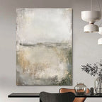 Misty Landscape Abstract - Ethereal Minimalist Abstract Painting GAB0655