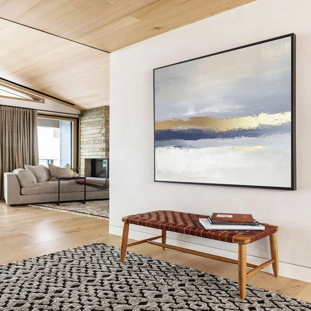 Subtle Tones Abstract: Calm Harmonies in Soft Colors Abstract Painting ABS170
