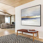 Subtle Tones Abstract: Calm Harmonies in Soft Colors Abstract Painting ABS170