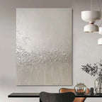 Textured Grey Abstract - Tactile Minimalist Art GAB0412