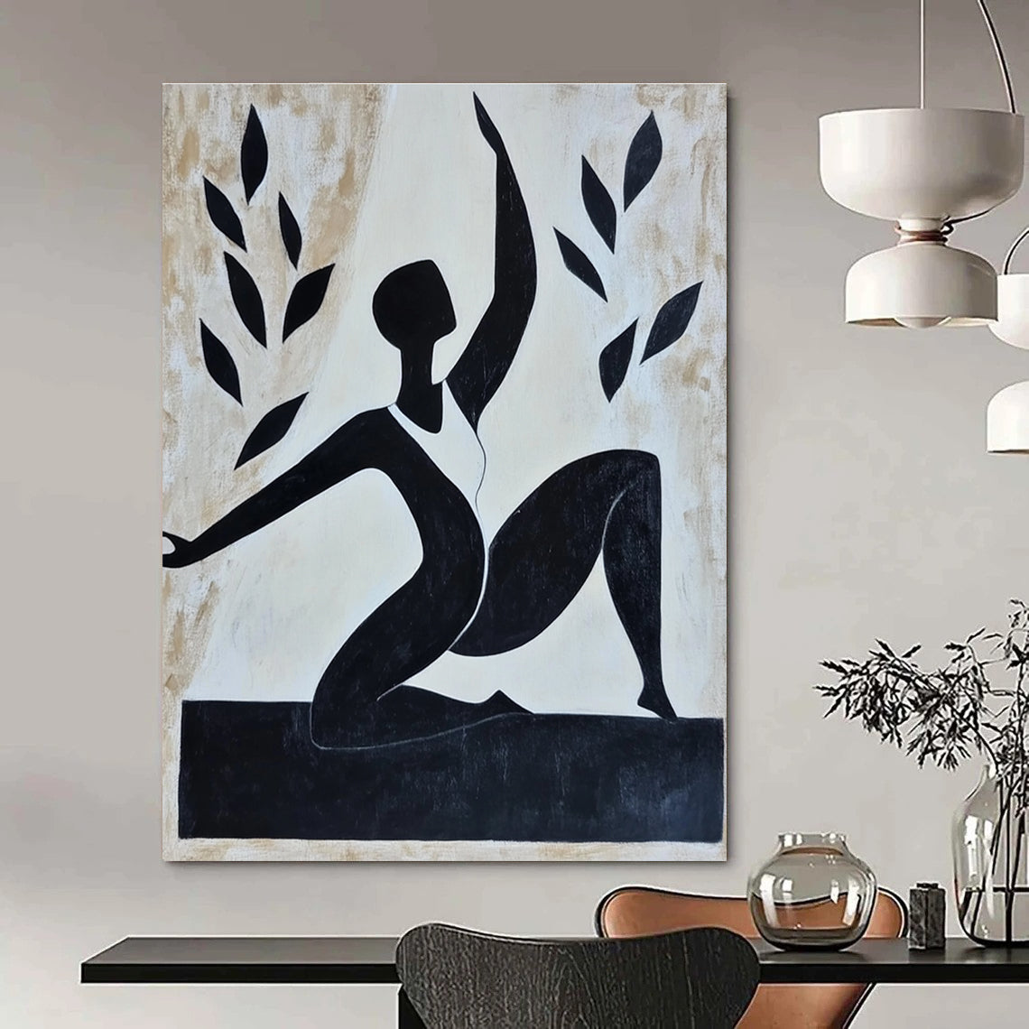 Big Custom-Fit Abstract Wall Art for Hallway & Entryway GAB0439